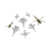 Magideal - 8 Piezas De Modelo De Avión A Escala 1/144, Juego De Aviones De Construcción, Exhibición Estática, Juguete De Avión, Coleccionables De Aviación, Adorn Estilo A