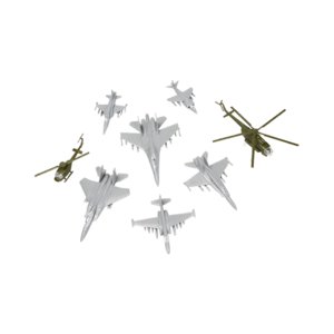 Magideal - 8 Piezas De Modelo De Avión A Escala 1/144, Juego De Aviones De Construcción, Exhibición Estática, Juguete De Avión, Coleccionables De Aviación, Adorn Estilo A