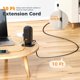 thumbnail image 2 of Regleta TESSAN 3 m 1050 J USB‑C Negra, 2 of 8