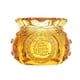 thumbnail image 1 of Mesa De Almacenamiento De Figuritas De Cornucopia De Cristal, Mesa De Comedor De Escritorio Para Fiestas, Color Amarillo, 1 of 1