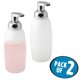 thumbnail image 2 of Dispensador de jabón espumoso para manos mDesign, vidrio recargable, 360 ml, paquete de 2, 2 of 8
