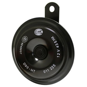 Hella - Bocina Plato 12V 60W 435Hz 113Db Auto Camioneta Negro