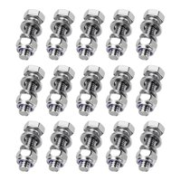 Ioensy - 15 Tornillos Hexagonales M8 X 20 Mm Para Mantenimiento De Maquinaria De Diversos Equipos