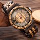 thumbnail image 3 of Reloj de Cuarzo Redondo Vintage de Madera de Cebra para Hombre - Reloj Único de Madera Natural, Movimiento Electrónico, Estilo Casual, Accesorio Perfecto para Ocasión Especial, 3 of 5