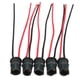 thumbnail image 1 of Tenedor del conector del zócalo de la bombilla de la cu?a de 5pieces T10 W5W para el barco auto del camión, 1 of 5