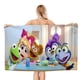 thumbnail image 1 of Los Pequeños Muppets Toalla de playa de secado rápido con diseño temático, regalo para mujeres y niñas, ideal para cumpleaños, fans, amantes de la música, uso en la playa o al aire libre, 78 × 160 cm, 1 of 6