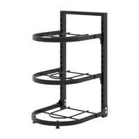 Magideal - Estante Para Sartenes, Organizador De Sartenes, Soportes Reutilizables, Organizador De Sartenes Fundido, Organizadores De Estantes Para Para Estante Para Ollas De Tres Niveles