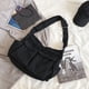 thumbnail image 2 of Bolso De Mensajero Lindo Estético Para La Escuela Vintage Negro Crossbody De Lienzo Para Las Mujeres Bolso De Hombro Portátil, 2 of 3