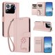thumbnail image 2 of Funda Cartera Trébol para Xiaomi 15T Pro con Ranuras Tarjetas y Carga Inalámbrica Rosa, 2 of 6
