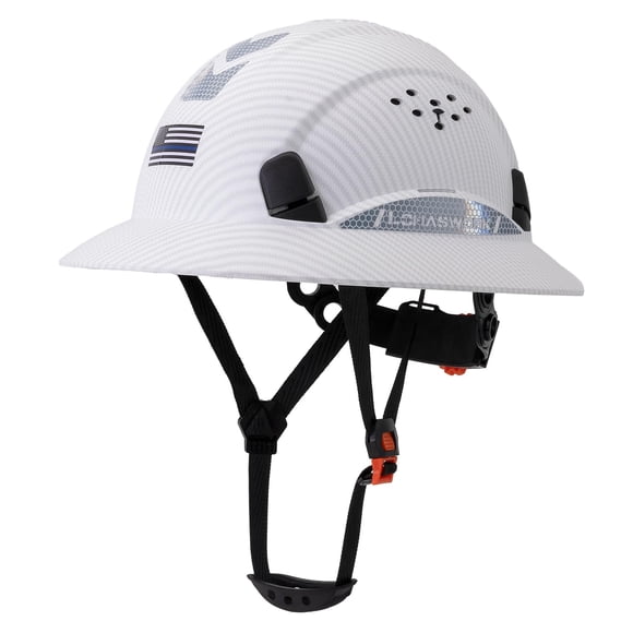 Casco de seguridad LOHASWORK de ala completa, ventilado y ajustable