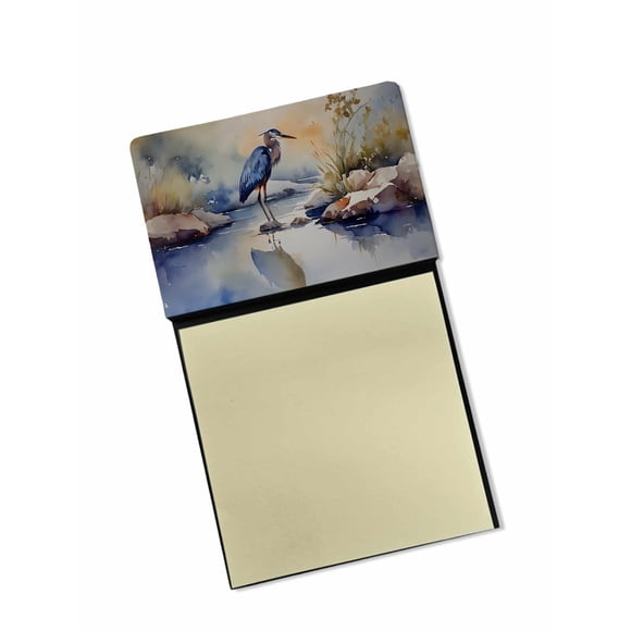 Dispensador Recargable Con Soporte Para Notas Adhesivas Blue Heron