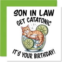 Tarjeta De Felicitación Para Cumpleaños De Stuff4, Diseño Catatónico