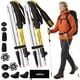 thumbnail image 1 of Bastones de senderismo HBXCWYJ plegables de aluminio ajustables 60-125 cm, 1 of 7