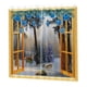 thumbnail image 3 of 2x Cortinas De Puerta Temática De Navidad Persianas Para Decoración Navide?a 2 #, 3 of 3