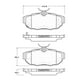 thumbnail image 2 of Pastillas Freno para auto Ford Mustang 2005-2014 Delantero, 2 of 4