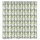 thumbnail image 1 of Adorable cortina de ducha en zigzag, juego de cortina de baño con ganchos, tamaño 66 x 72 pulgadas, 1 of 3
