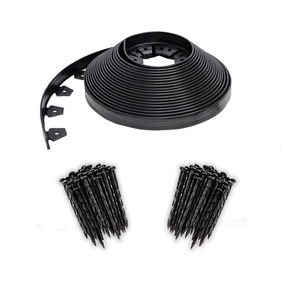 Bordura Plástica EasyFlex para Jardín 30 m Altura 3.8 cm