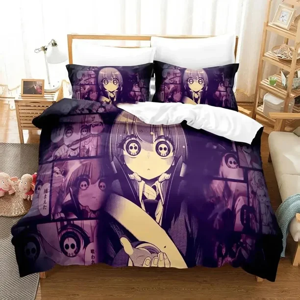 Dark Gathering Bedding Set Duvet Cover Bed Set Quilt Cover Pillowcase Comforter Size Boys Adult Bedding Set Bed Sheets