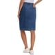 thumbnail image 3 of INSPIRE CHIC Falda de Mezclilla para Mujer con Botones y Bolsillos 2026 Falda Midi Vaquera Occidental S Azul, 3 of 6