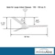 thumbnail image 5 of Ventilador de techo MINKA-AIRE F524-WHF 132 cm, 4 velocidades, blanco, 5 of 8