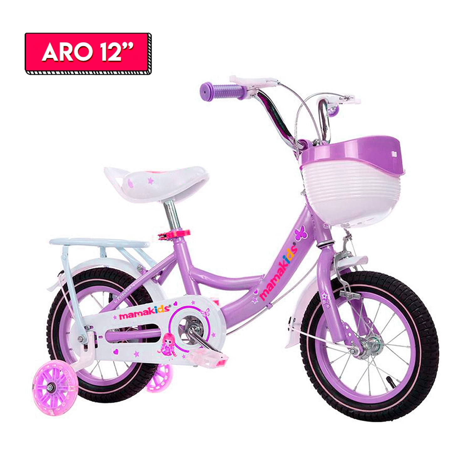 Bicicleta Niña Aro 12 Morado