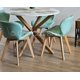 thumbnail image 3 of Juego de Comedor Warwick Melamina Blanca 120cm + 4 Sillas Mariposa Ecocuero Wood Menta, 3 of 3