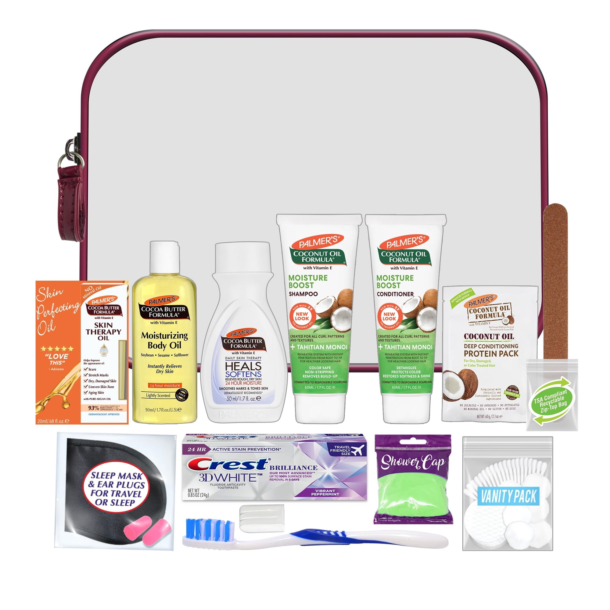 Kit De Viaje Convenience Kits International Para Mujer, 15 Unidades