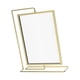 thumbnail image 4 of Adorno De Accesorios De Marco De Fotos De Doble Cara Para El Escritorio De Acción De Gracias Familiar Dorado, 4 of 5