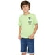 thumbnail image 1 of Polera Niño Kids Mc Bolsillo Print Verde Corona, 1 of 5