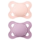 thumbnail image 4 of Chupete MAM Original Matte para niñas de 0 a 6 meses, paquete de 2 con funda, 4 of 7