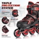 thumbnail image 5 of Patines en línea 2PM SPORTS Torinx ajustables para niños y adultos, 5 of 8