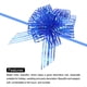 thumbnail image 4 of Uxcell 5Pcs 6" Grandes Lazos de Organza para Envolver Regalos de Chifón Metálico Azul para Bodas, Cestas de Navidad, 4 of 6