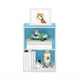 thumbnail image 3 of Librería Furinno Luder de 2 niveles, azul claro/blanco, 3 of 6