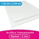 thumbnail image 1 of Plancha acrílico transparente 5 mm espesor 1.22x2.44 mts, 1 of 3