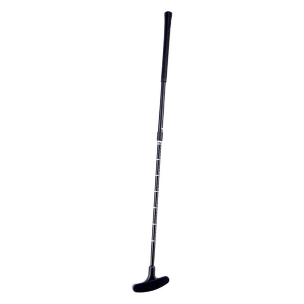 Club de golf Putter de golf retráctil ajustable Putter de doble cara para niños Mini Putter de golf para club de entrenamiento de viajes en interiores negro