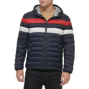 Chaqueta Tommy Hilfiger Ultra Loft Puffer Para Hombre, Resistente Al Agua