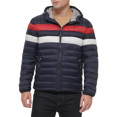 Chaqueta Tommy Hilfiger Ultra Loft Puffer Para Hombre, Resistente Al Agua
