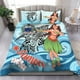 thumbnail image 1 of Juego De Cama Samoa Polinesia Niñas Con Tiburón, 1 of 3