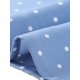 thumbnail image 5 of INSPIRE CHIC Blusas de Mujer para el Regreso a Clases con Cuello Peter Pan en Contraste y Mangas Cortas con Lunares L Azul Polvoriento, 5 of 6