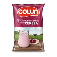 Yoghurt Batido Sabor Cereza Bolsa 1 Kg Colun
