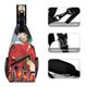 thumbnail image 3 of Riñonera Bandolera Desmarcar Inuyasha Estampado Integral, 3 of 6