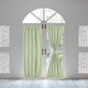 thumbnail image 1 of PiccoCasa 1 Panel Cortinas de Puerta para el Hogar Cortinas Opacas para Ventanas, Verde Claro W25" x L72", 1 of 7