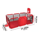 thumbnail image 3 of Corral Seguridad Bebes Con Aro De Basket 180cm Rojo, 3 of 3