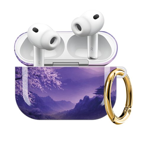 Funda Para Airpod Pro 3 Sxboxing Luna Púrpura Con Llavero