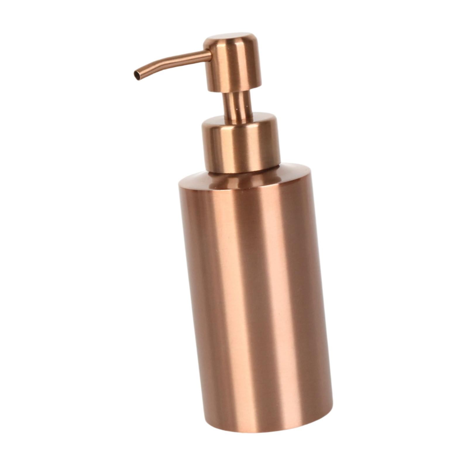 Bothyi - Botella De Loción Para Manos, Bomba De Metal De Acero Inoxidable, Botella De Bomba De Líquido Para Manos De Maquillaje, 250ml