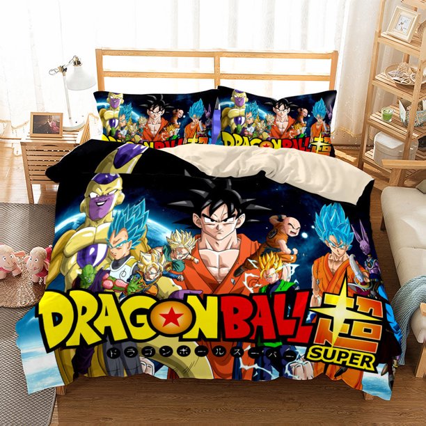 Dragon Ball Son Goku Son Duvet Quilt Comforter Cover Sets Bedroom Home Bedding Set Friend Children Boys Girls Hoilday Gift Bed Sheets