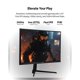 thumbnail image 2 of Monitor Pixio PX249 de 24 pulgadas, 240 Hz, FHD, 1 ms, IPS, 2 of 7
