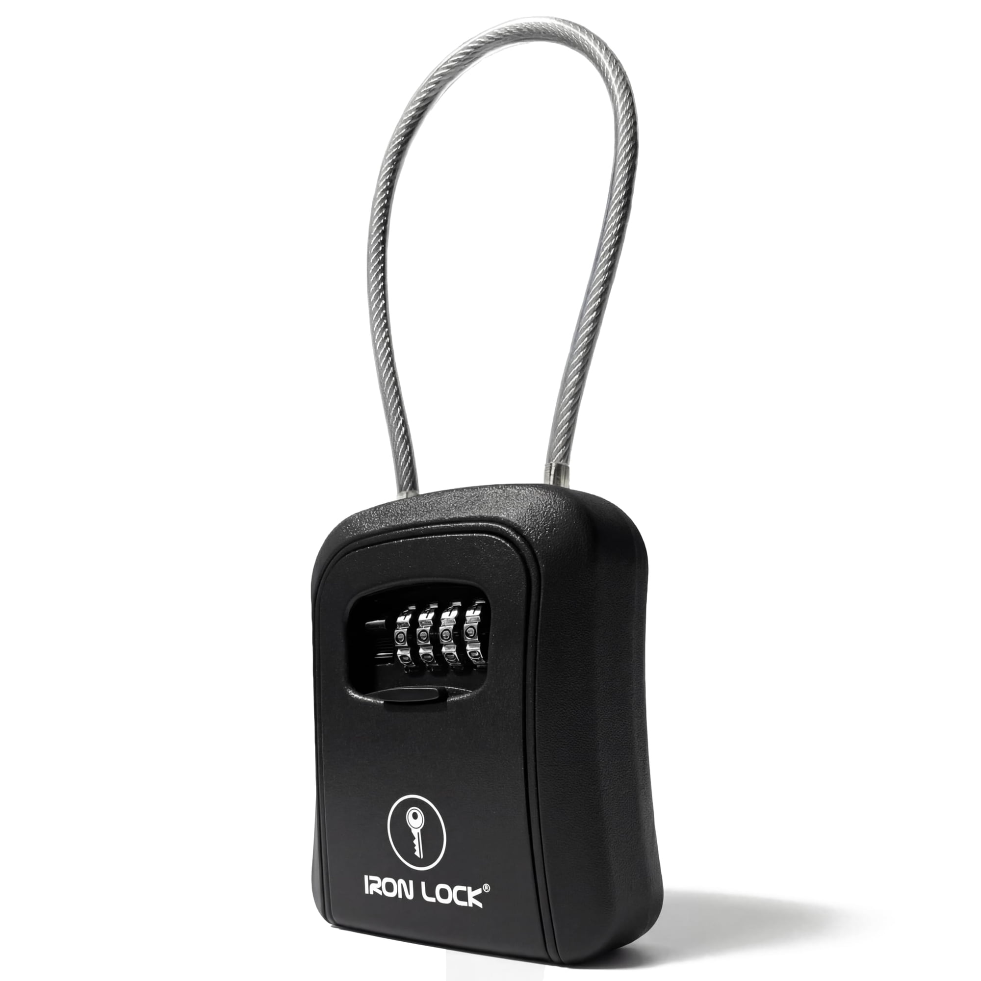Caja De Seguridad Para Llaves Iron Lock, Mediana, Impermeable, Con Código De 4 Dígitos