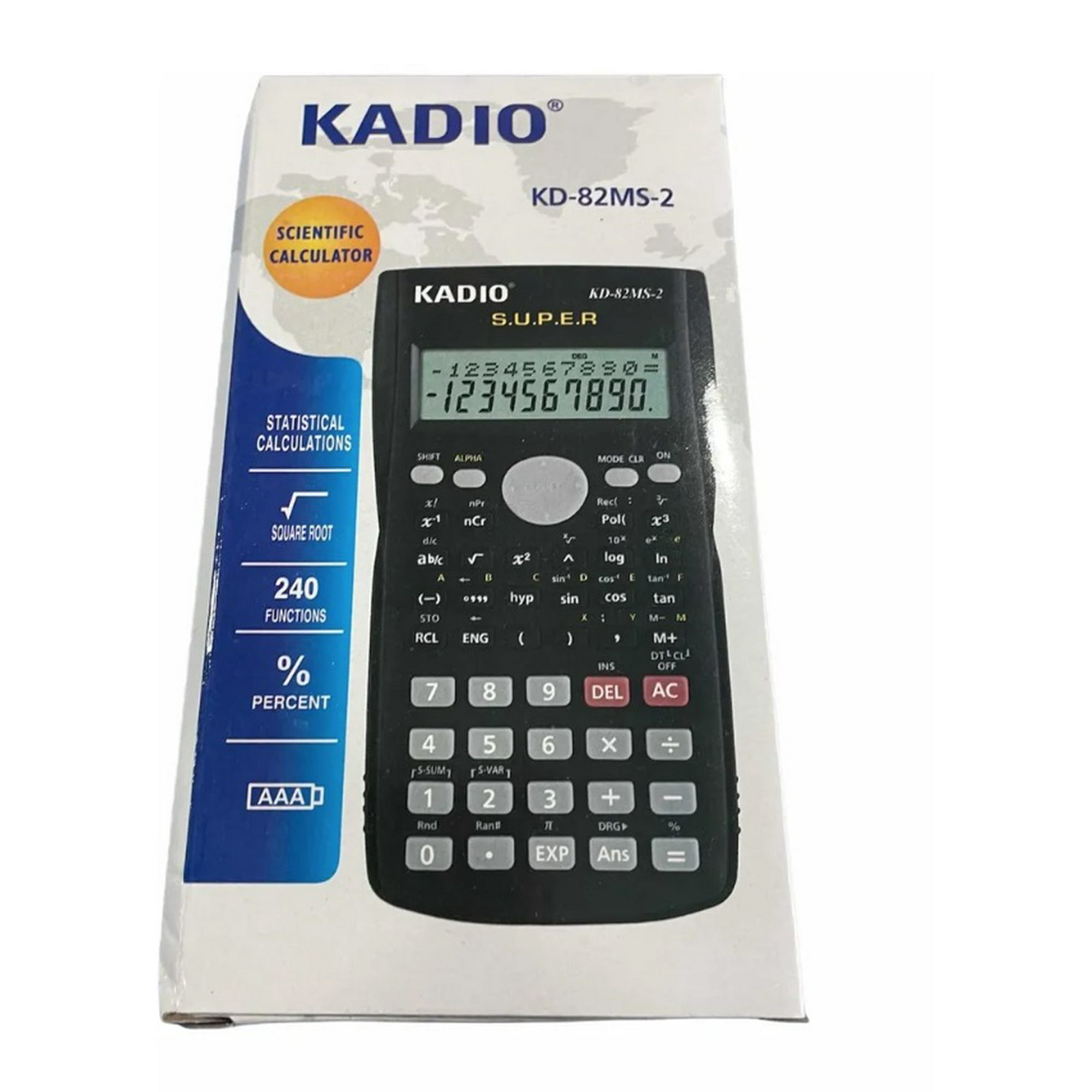 Tomasstore - Calculadora Científica 240 Funciones Tapa Protectora 82 Ms