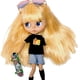 thumbnail image 1 of Moda impresión camiseta negra manga corta Tops para 1/6 Blythe Doll Accs, 1 of 5